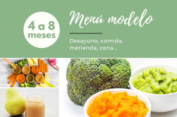 Comida para bebe de 6 meses, papillas para bebe, papilla de verduras