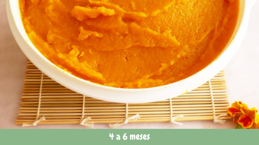 Receta de Puré de calabaza para bebés