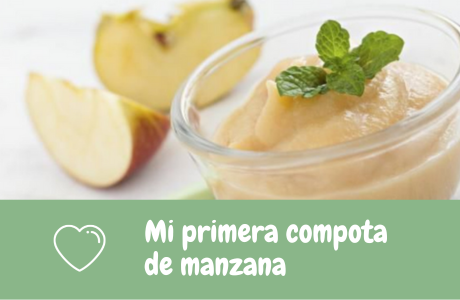 primera compota de manzana